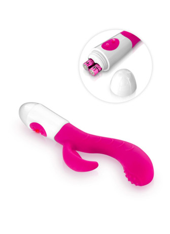Vibromasseur rabbit stries et picots - CC526100